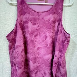 Zella Pink Floral Tank Top